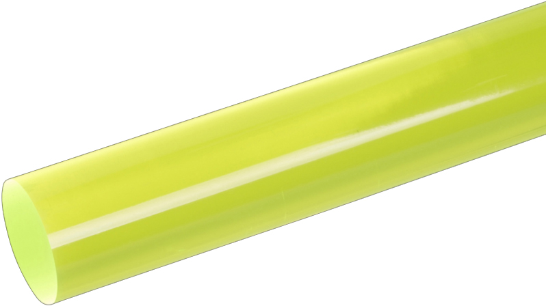 1/2IN EXT GREEN ACRYLIC ROD