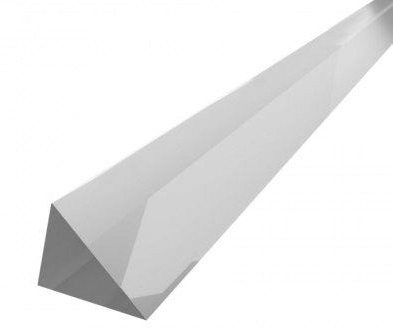 1/4IN CLEAR ACRYLIC TRIANGLE ROD#96-5600