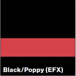 Black/Poppy ColorHues EFX 1/8IN 2-Ply