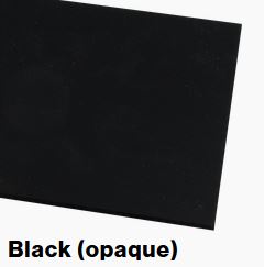 Black Opaque COLORHUES 1/4IN