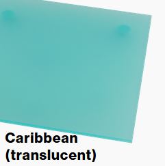 Caribbean Translucent COLORHUES 1/4IN