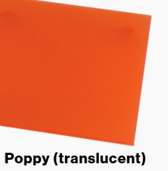 Poppy Translucent COLORHUES 1/8IN