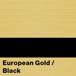 European Gold/Black FLEXIBRASS .020IN