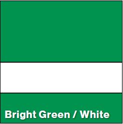 BrightGreen/White LACQUER 1/16IN