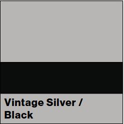Vintage Silver/Black LACQUER 1/16IN
