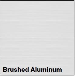 Matte/Brushed Aluminum LASERMARK REVERSE ENGRAVE 1/16