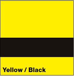 Yellow/Black LASERMARK .052IN