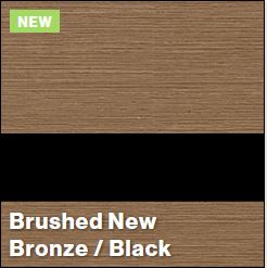 Brushed New Bronze/Black LASERMAX 1/16IN