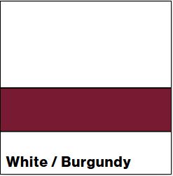 White/Burgundy LASERMAX 1/16IN