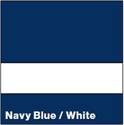 Navy Blue/White MATTE 1/16IN