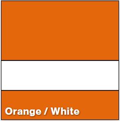 Orange/White MATTE 1/16IN