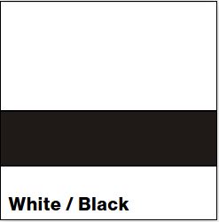 White/Black MATTE 1/16IN 3-Ply