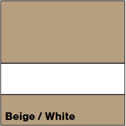 Beige/White SATIN 1/16IN