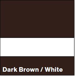 Dark Brown/White SATIN 1/16IN