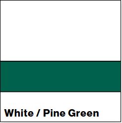 White/Pine Green SATIN 1/16IN