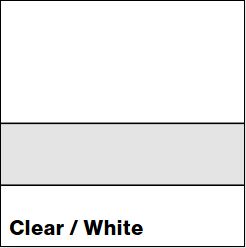 Clear/White SLICKER 1/16IN
