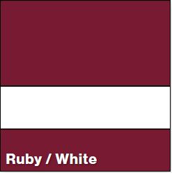 Ruby/White TEXTURE 1/16IN
