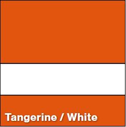 Tangerine/White TEXTURE 1/16IN