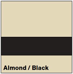 Almond/Black ULTRAGRAVE MATTE 1/16IN
