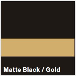 Matte Black/Gold ULTRAGRAVE MATTE 1/16IN