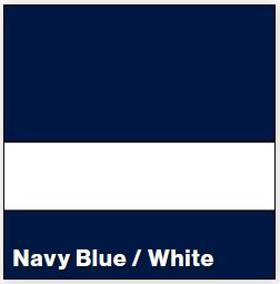 Navy Blue/White ULTRAGRAVE SATIN 1/16IN
