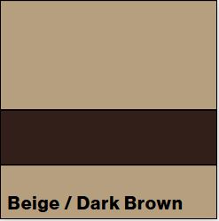 Beige/Dark Brown ULTRAMATTES FRONT 1/16IN