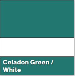 Celadon Green/White ULTRAMATTES FRONT 1/16IN