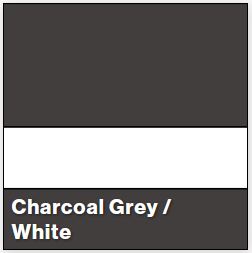 Charcoal Grey/White ULTRAMATTES FRONT 1/8IN 3-ply