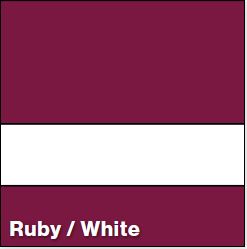 Ruby/White ULTRAMATTES FRONT 1/16IN