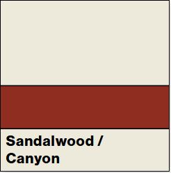 Sandalwood/Canyon ULTRAMATTES FRONT 1/16IN