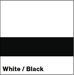 White/Black ULTRAMATTES FRONT 1/16IN